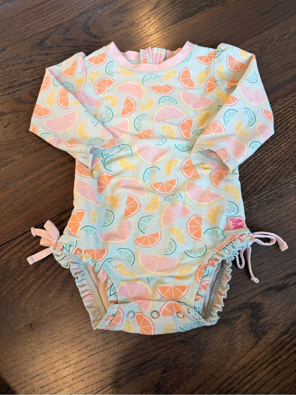 12-18 Month Ruffle Butts Citrus Swimsuit